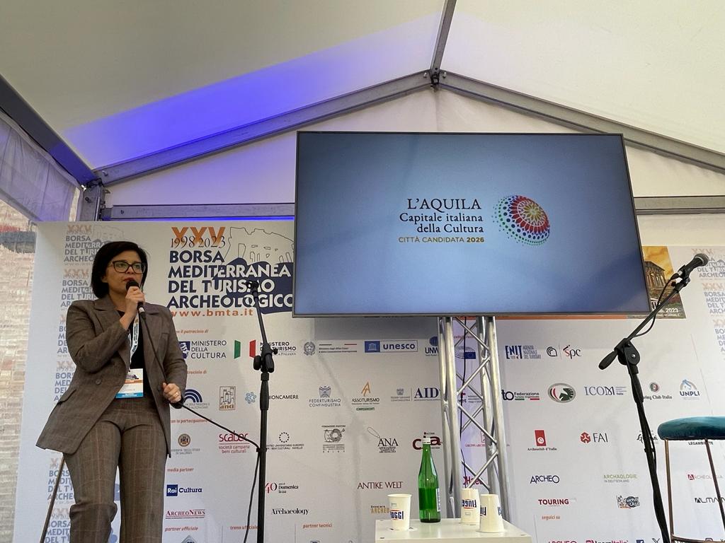 PAESTUM: COMUNE L’AQUILA PARTECIPA A BORSA MEDITERRANEA TURISMO ARCHEOLOGICO