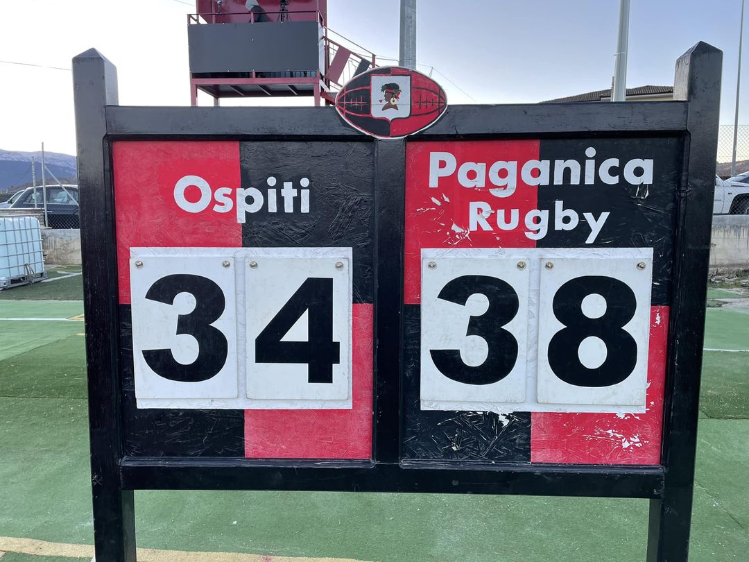 RUGBY: PRIMA VITTORIA DEL PAGANICA, L’AQUILA E RUGBY EXPERIENCE CAPOLISTE