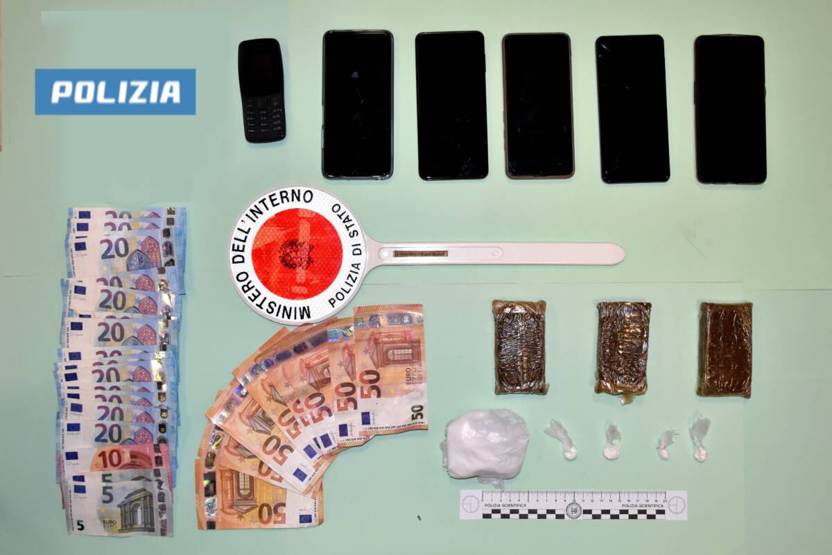 AVEZZANO: FERMATO GIOVANE EXTRACOMUNITARIO TROVATO IN POSSESSO DI DROGA