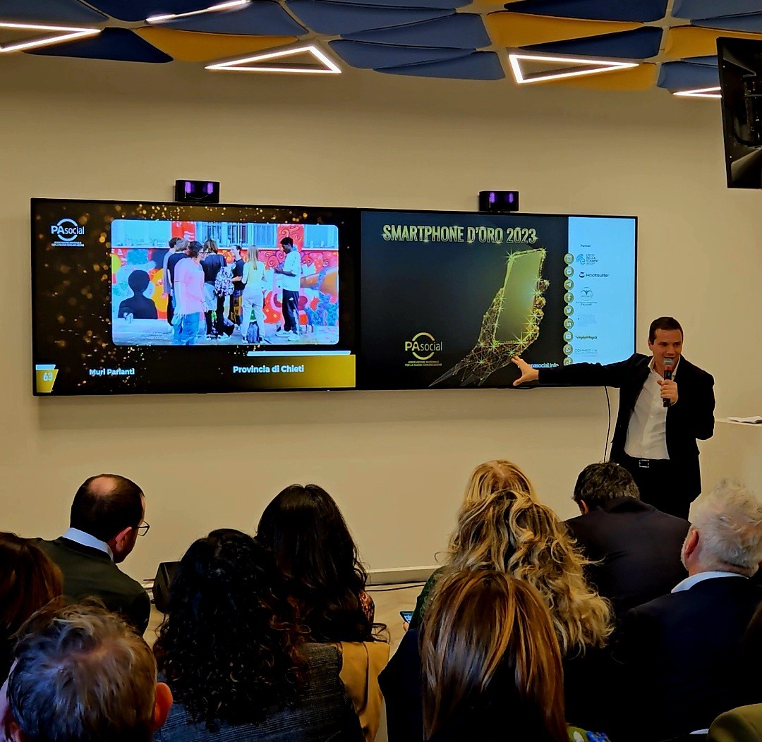 ASSEGNATO ALLA PROVINCIA DI CHIETI IL PREMIO “SMARTPHONE D’ORO” PER LA COMUNICAZIONE PUBBLICA