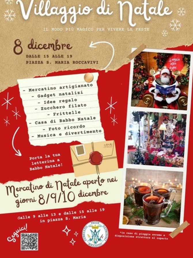 MERCATINI E VILLAGGIO DI NATALE A ROCCAVIVI