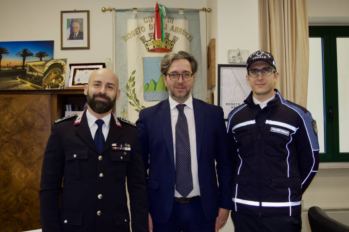 DA OGGI IN SERVIZIO A ROSETO DEGLI ABRUZZI DUE NUOVE FIGURE NELLA POLIZIA MUNICIPALE