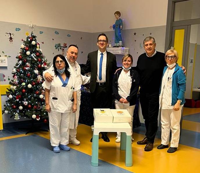 OSPEDALE LANCIANO: DONAZIONE A PEDIATRIA PER DIAGNOSI ASMA NEI BAMBINI