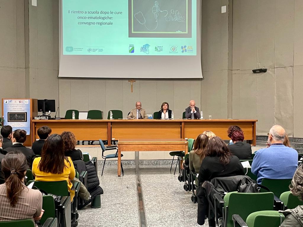 RIENTRO A SCUOLA DOPO LE CURE ONCO-EMATOLOGICHE: CONVEGNO REGIONALE ASL PESCARA