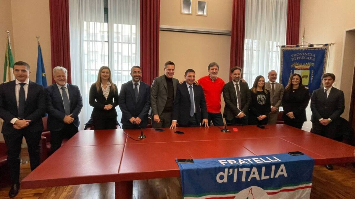 REGIONALI: FDI PRESENTA A PESCARA CANDIDATI, MARSILIO, “LISTE FORTI PRONTE CON TRE MESI DI ANTICIPO”