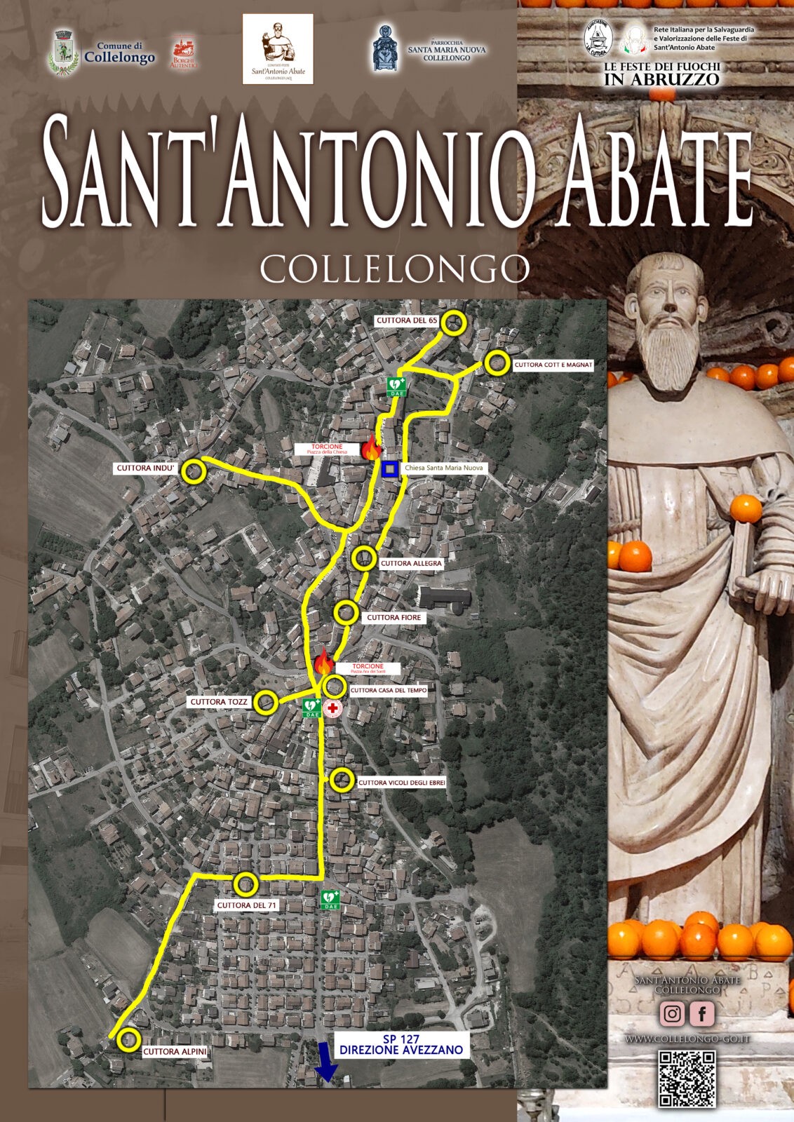 SI RINNOVANO A COLLELONGO I RITI E LE CELEBRAZIONI IN ONORE DI SANT’ANTONIO ABATE