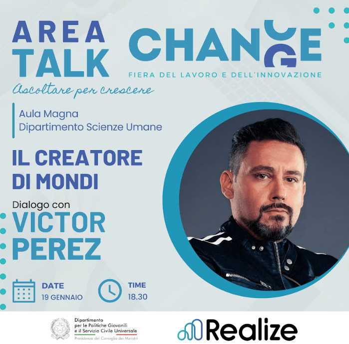 CHANCE|CHANGE: A L’AQUILA TALK CON DAVID DI DONATELLO VICTOR PEREZ
