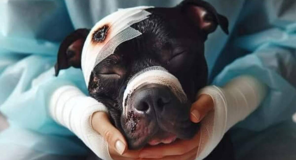 MORTO ARON, IL CANE BRUCIATO VIVO DAL SUO PADRONE A PALERMO. INDIGNAZIONE E RABBIA ANCHE IN ABRUZZO