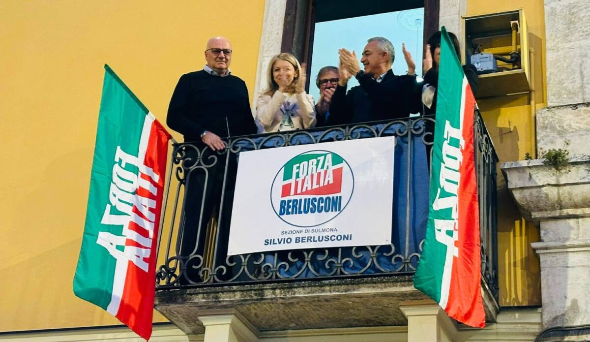 REGIONALI ABRUZZO: A SULMONA INAUGURATA NUOVA SEZIONE FORZA ITALIA INTITOLATA A SILVIO BERLUSCONI