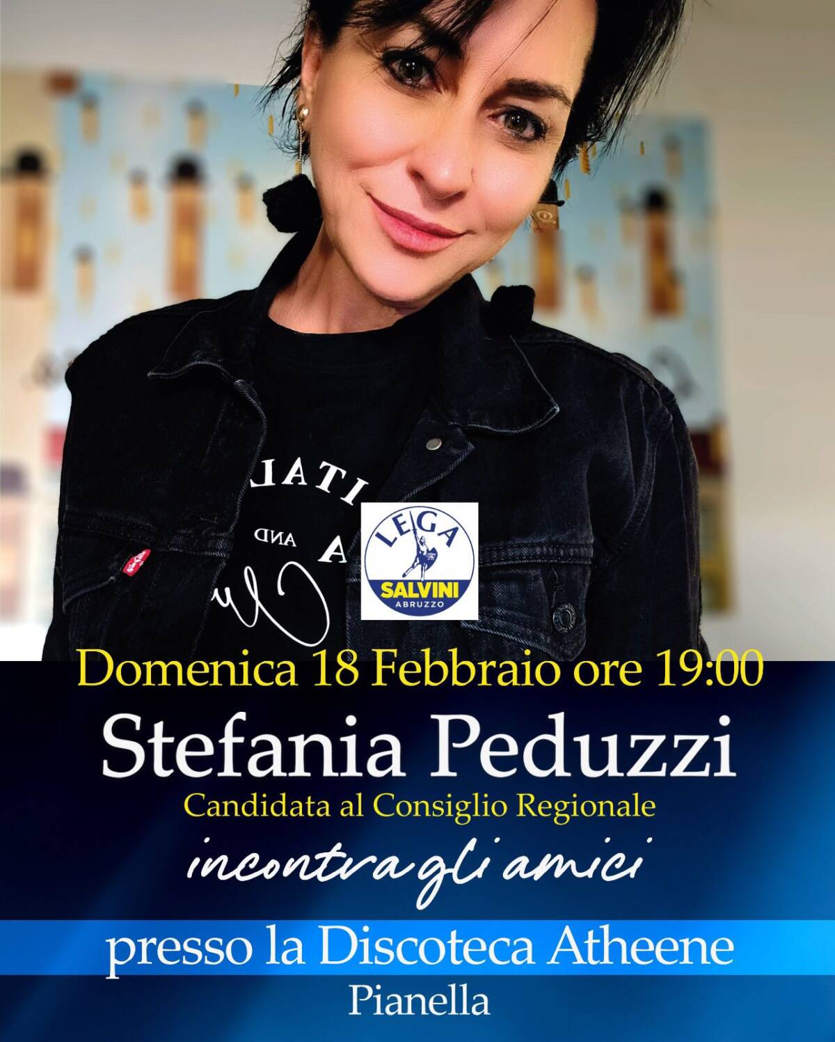 REGIONALI: DOMENICA A PIANELLA LA CANDIDATA PEDUZZI (LEGA) INCONTRA GLI ELETTORI