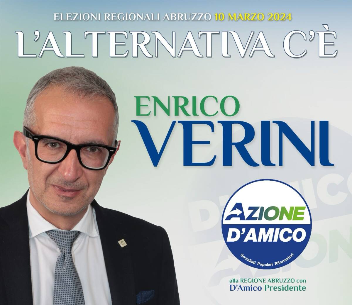 REGIONALI: ENRICO VERINI ANNUNCIA SUA CANDIDATURA CON AZIONE