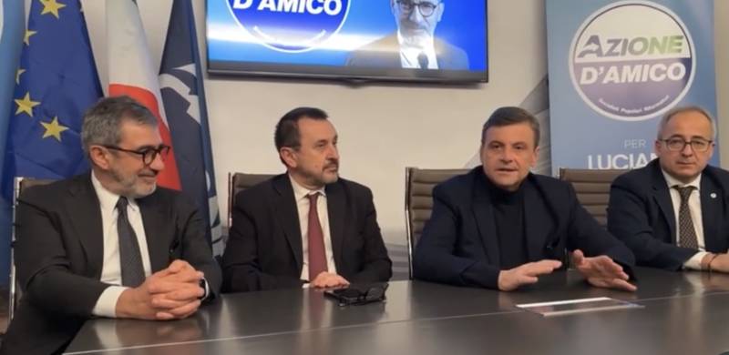 REGIONALI: CALENDA, “D’AMICO CANDIDATO DI QUALITA’, NON IMPORTA CHI LO SOSTIENE”