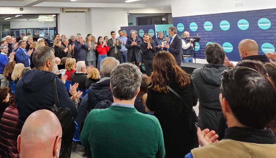 REGIONALI: MARSILIO SEDE A PESCARA, “IN LISTA ANCHE PERSONE DISTANTI DALLA MIA TRADIZIONE POLITICA”