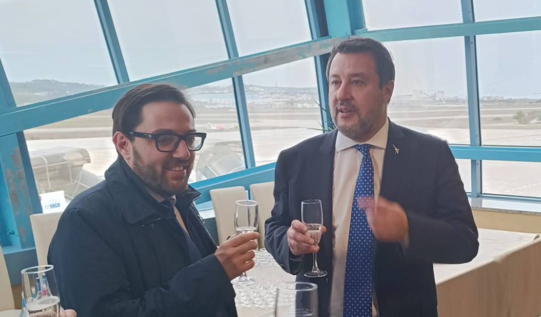 SALVINI IN VISITA ALL’AEROPORTO D’ABRUZZO: D’INCECCO, “SARA’ PUNTO DI SNODO PER BUSINESS”