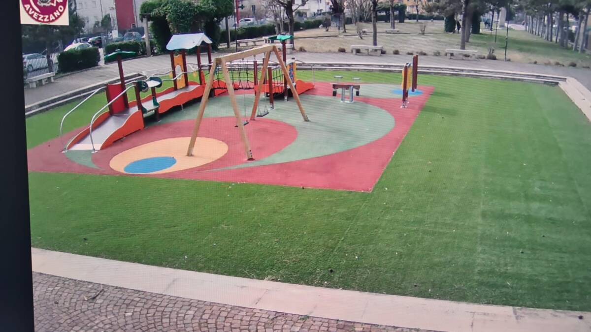 TELECAMERE SUI PARCHI GIOCHI AD AVEZZANO PER PROTEGGERLI DAGLI ATTI VANDALICI