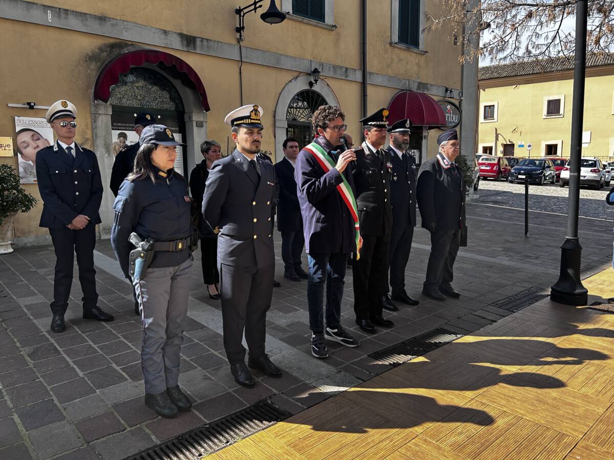 CERIMONIA A VASTO PER RICORDARE IL RAPIMENTO E L’UCCISIONE DELL’ONOREVOLE MORO E DELLA SCORTA