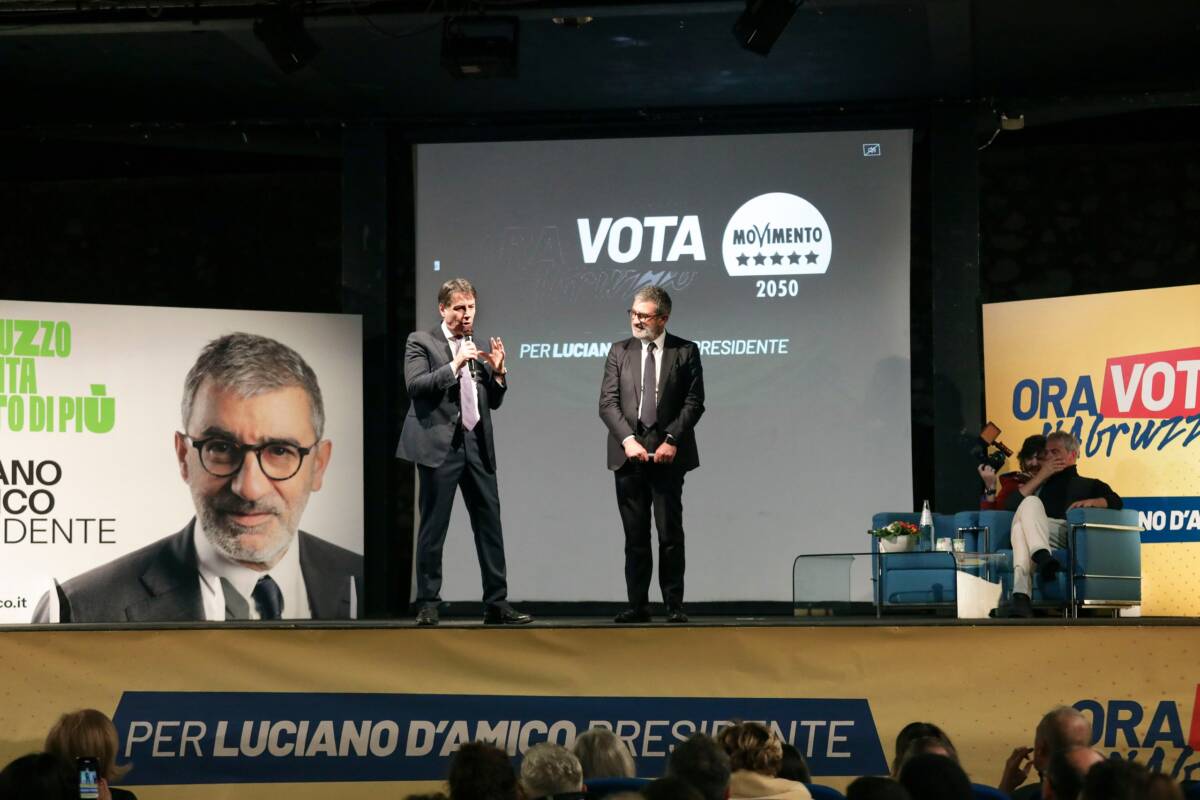 REGIONALI: CONTE AD AVEZZANO, “IN ABRUZZO SOFFIA IL VENTO DEL CAMBIAMENTO”