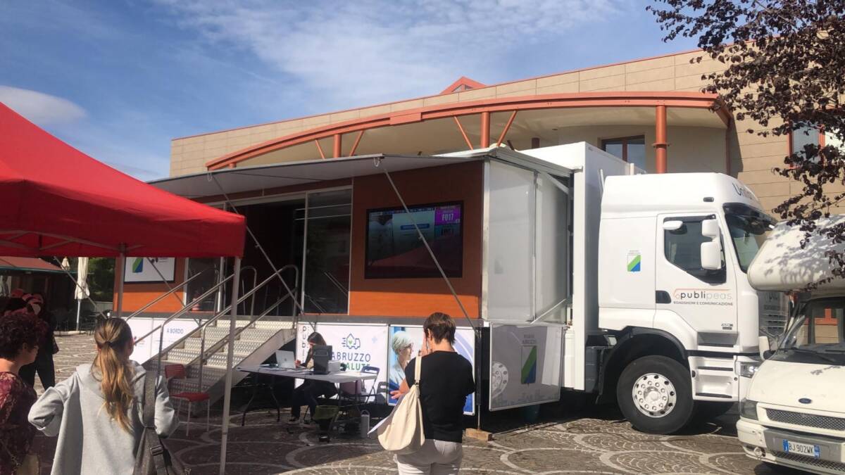 DOMANI RIPARTE DA ATRI  IL CAMPER DELLA SALUTE FINANZIATO DALLA REGIONE ABRUZZO