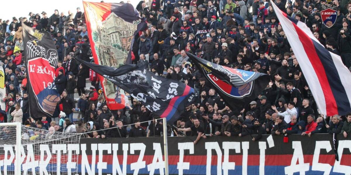 CALCIO: L’AQUILA, VIETATA TRASFERTA A SORA PER TIFOSI
