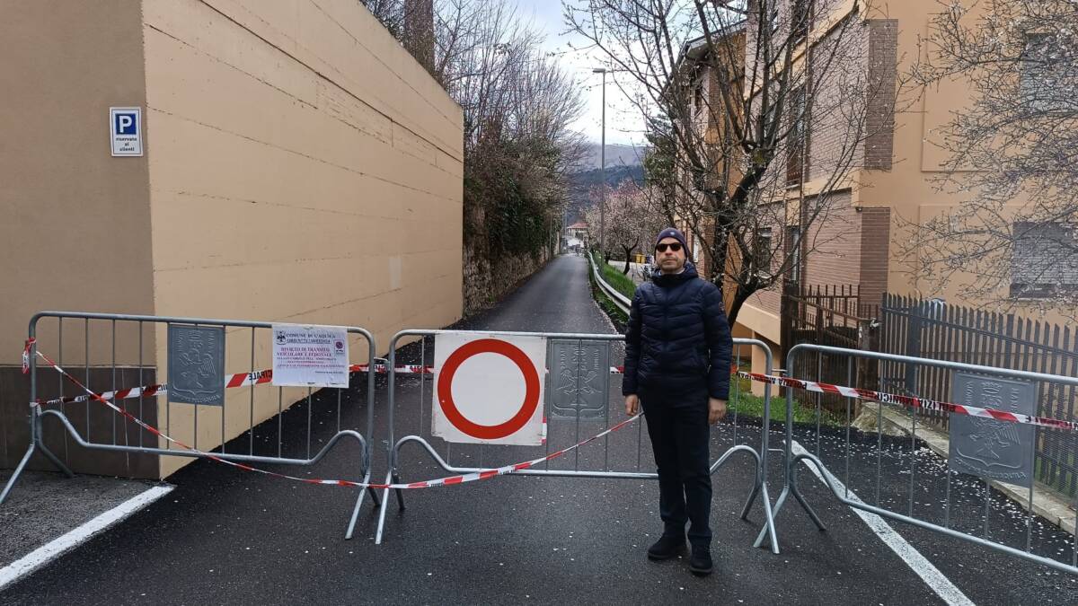 L’AQUILA: CUCCHIARELLA, “VIA SAN GABRIELE DELL’ADDOLORATA CHIUSA PER SICUREZZA, INTERVENTI RAPIDI”