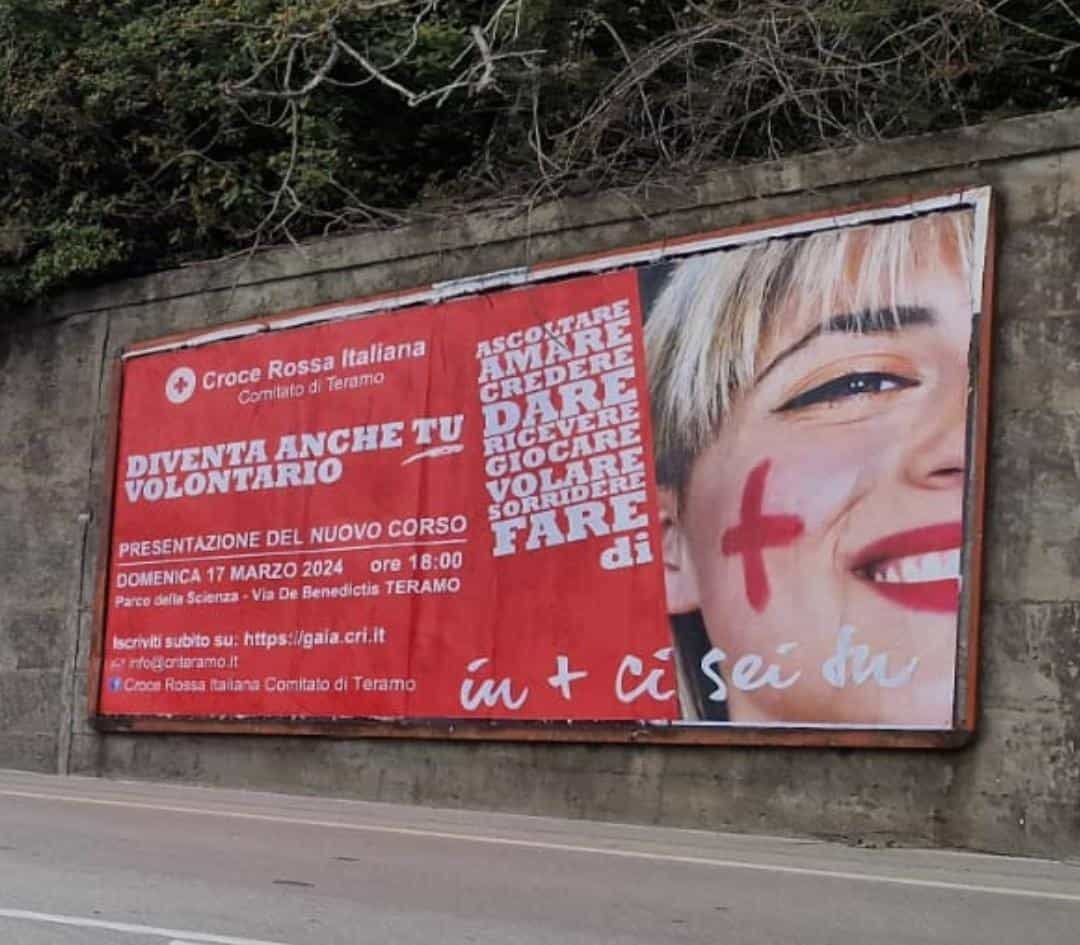 LA CROCE ROSSA DI TERAMO LANCIA IL CORSO DI BASE PER I NUOVI VOLONTARI: SI PARTE IL 17 MARZO