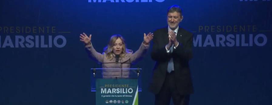 REGIONALI: MARSILIO, “GIORGIA MELONI E’ ANDATA A DORMIRE TRANQUILLA E FELICE”