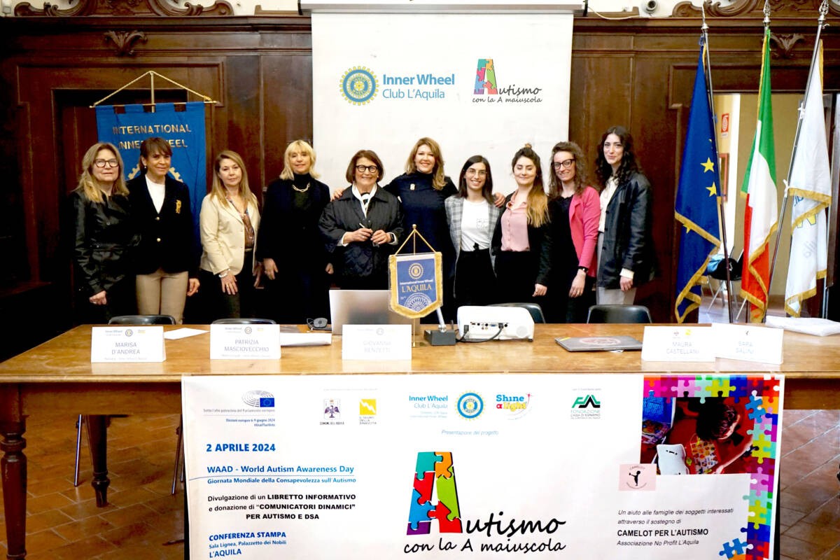 LOTTA ALL’AUTISMO: PRESENTATO UN PROGETTO DELL’INNER WHEEL DELL’AQUILA