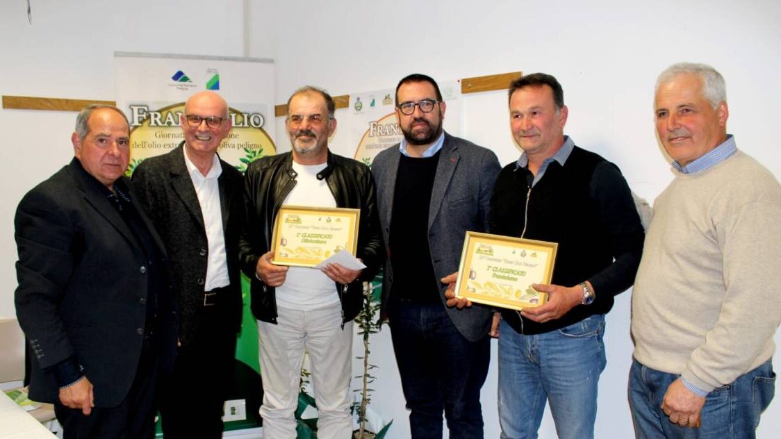 CONCORSO FRANTOLIO A PREZZA: PREMIO ASSEGNATO AL PRODUTTORE ARQUILLA DI RAIANO
