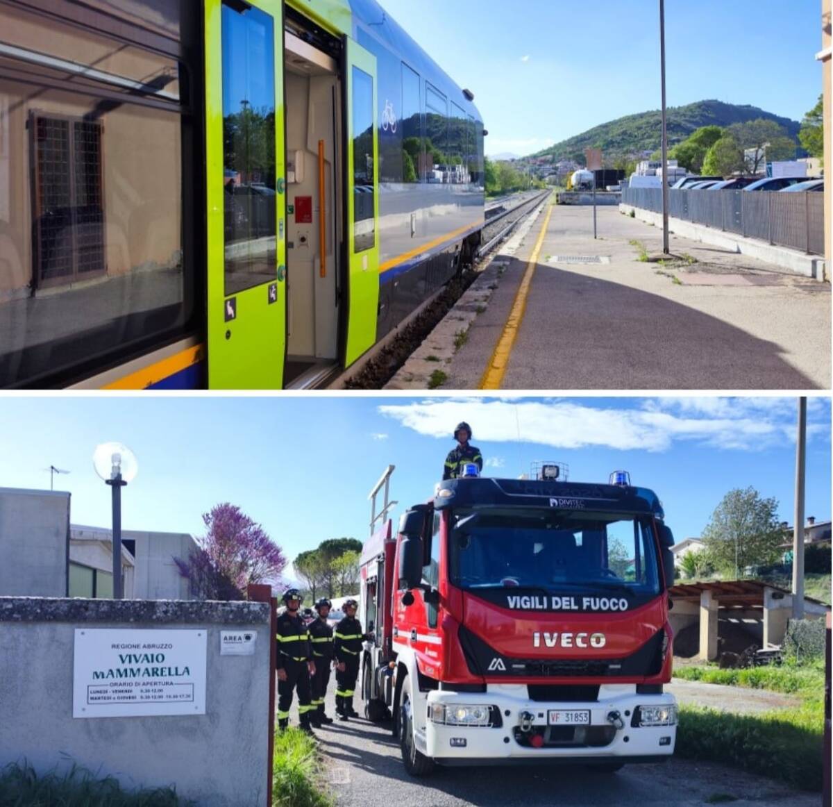 L’AQUILA: TROMBA D’ARIA SCOPERCHIA TETTO DI UN VIVAIO CHE FINISCE SU UN TRENO. DISASTRO SFIORATO