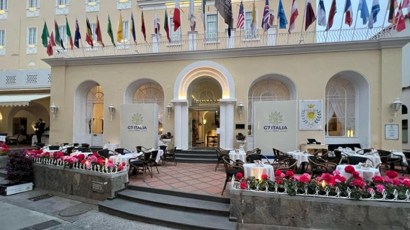 G7 DEI MINISTRI DEGLI ESTERI A CAPRI: POMILIO BLUMM CURA ORGANIZZAZIONE VERTICE