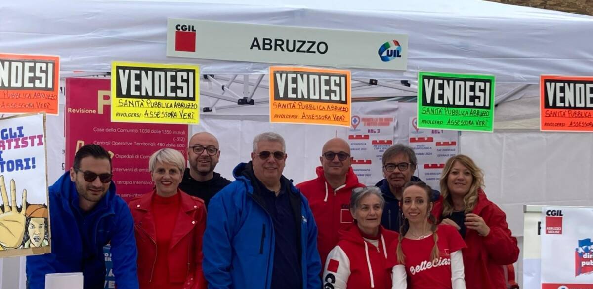UIL E CGIL IN PIAZZA A ROMA: LOMBARDO, “ANCHE A REGIONE ABRUZZO CHIEDIAMO DI CAMBIARE LE COSE”