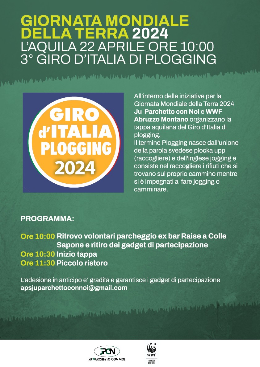 GIORNATA MONDIALE DELLA TERRA: IL 22 APRILE UNA INIZIATIVA ECOLOGICA ALL’AQUILA