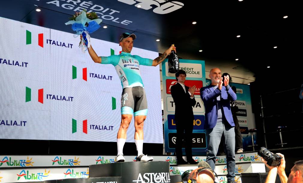 GIRO D’ABRUZZO: ZANONCELLO VINCE IN VOLATA LA PRIMA TAPPA