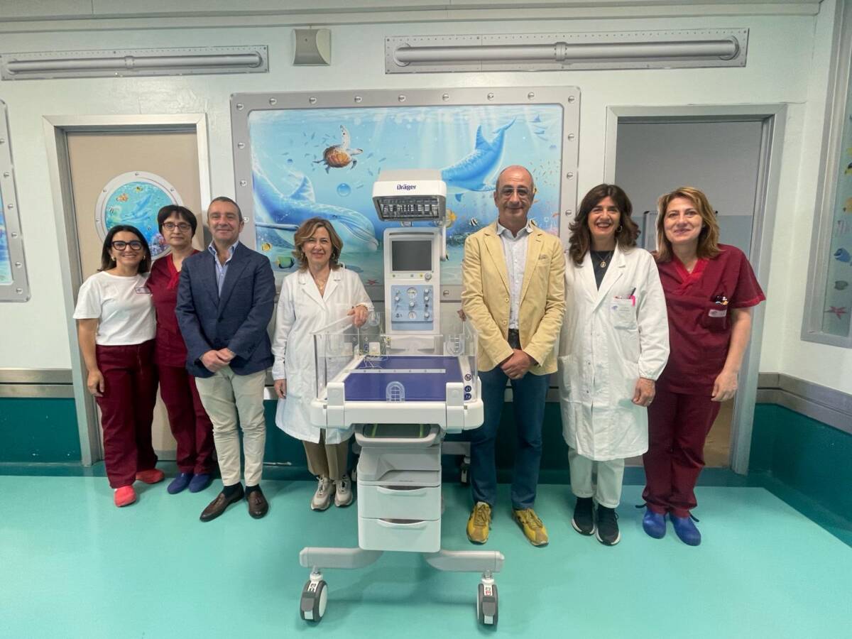 DONATA UN’ISOLA NEONATALE ALL’OSPEDALE DI PESCARA DALLA FAMIGLIA DI PROPERZIO