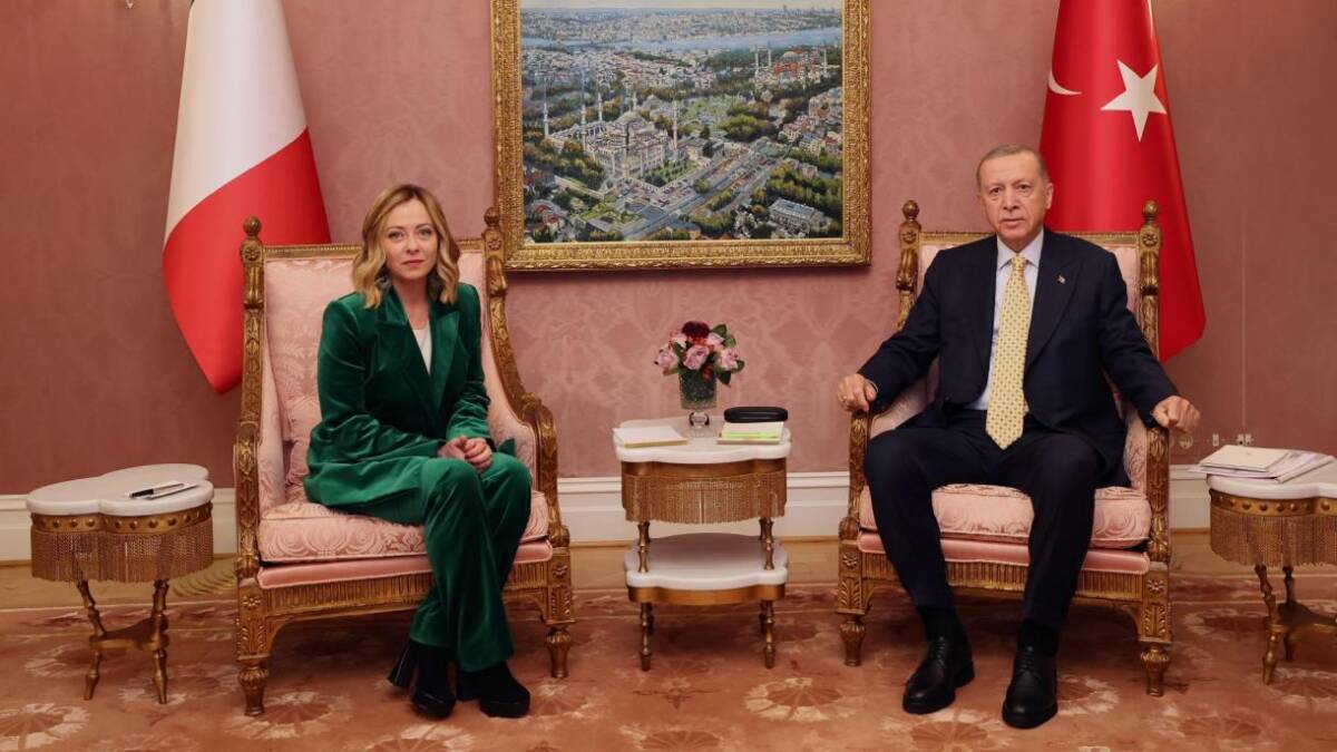 MEDIO ORIENTE: ERDOGAN A MELONI, “L’ITALIA RICONOSCA LO STATO PALESTINESE”