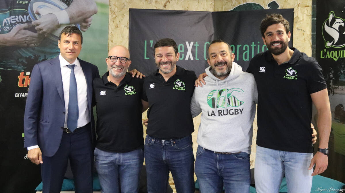LA RUGBY L’AQUILA PRESENTA “LA NEXT GENERATION”: CASELLATO RESPONSABILE FORMAZIONE TECNICI E ATLETI