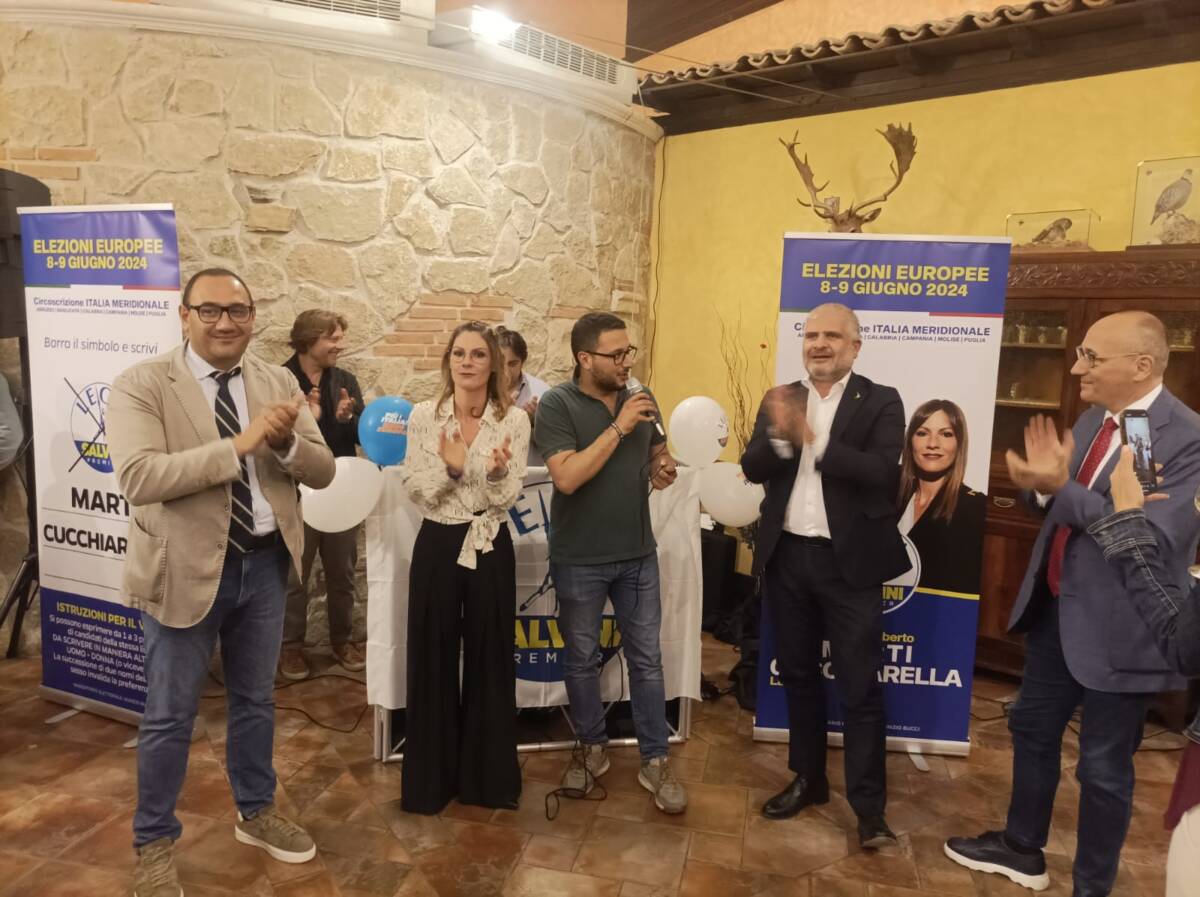 EUROPEE: CUCCHIARELLA E MARTI CHIUDONO CAMPAGNA ELETTORALE A L’AQUILA, “PIU’ ITALIA IN EUROPA”