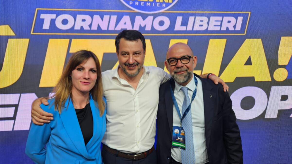 EUROPEE: CUCCHIARELLA E MARTI (LEGA) CON SALVINI A BARI “PER UN SUD PIÙ FORTE IN EUROPA”