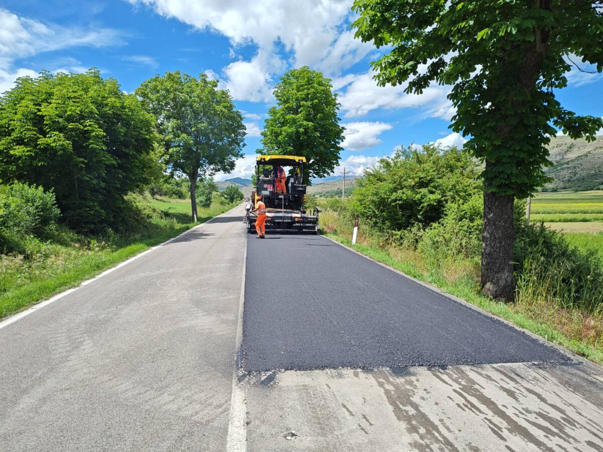 AVVIATI DALLA PROVINCIA I LAVORI SULLA STRADA 17 “SVOLTE DI POPOLI” A NAVELLI E COLLEPIETRO
