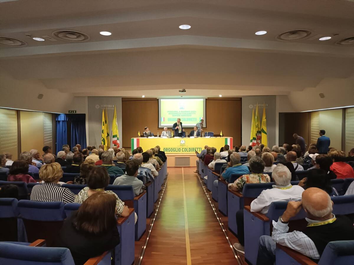 COLDIRETTI ABRUZZO: DUECENTO PENSIONATI IN ASSEMBLEA A PESCARA