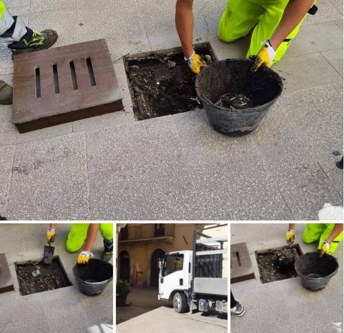 L’AQUILA: “SVUOTATI I TOMBINI IN CENTRO MA SENZA UNA STRUMENTAZIONE ADEGUATA”
