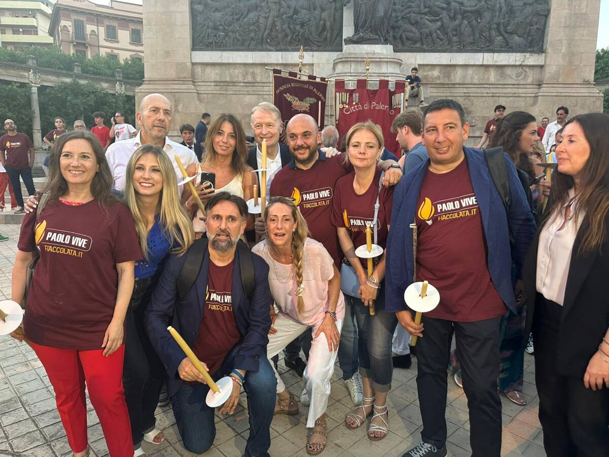 STRAGE DI VIA D’AMELIO: SENATORI ABRUZZESI  SIGISMONDI E LIRIS A MANIFESTAZIONE FDI IN SICILIA