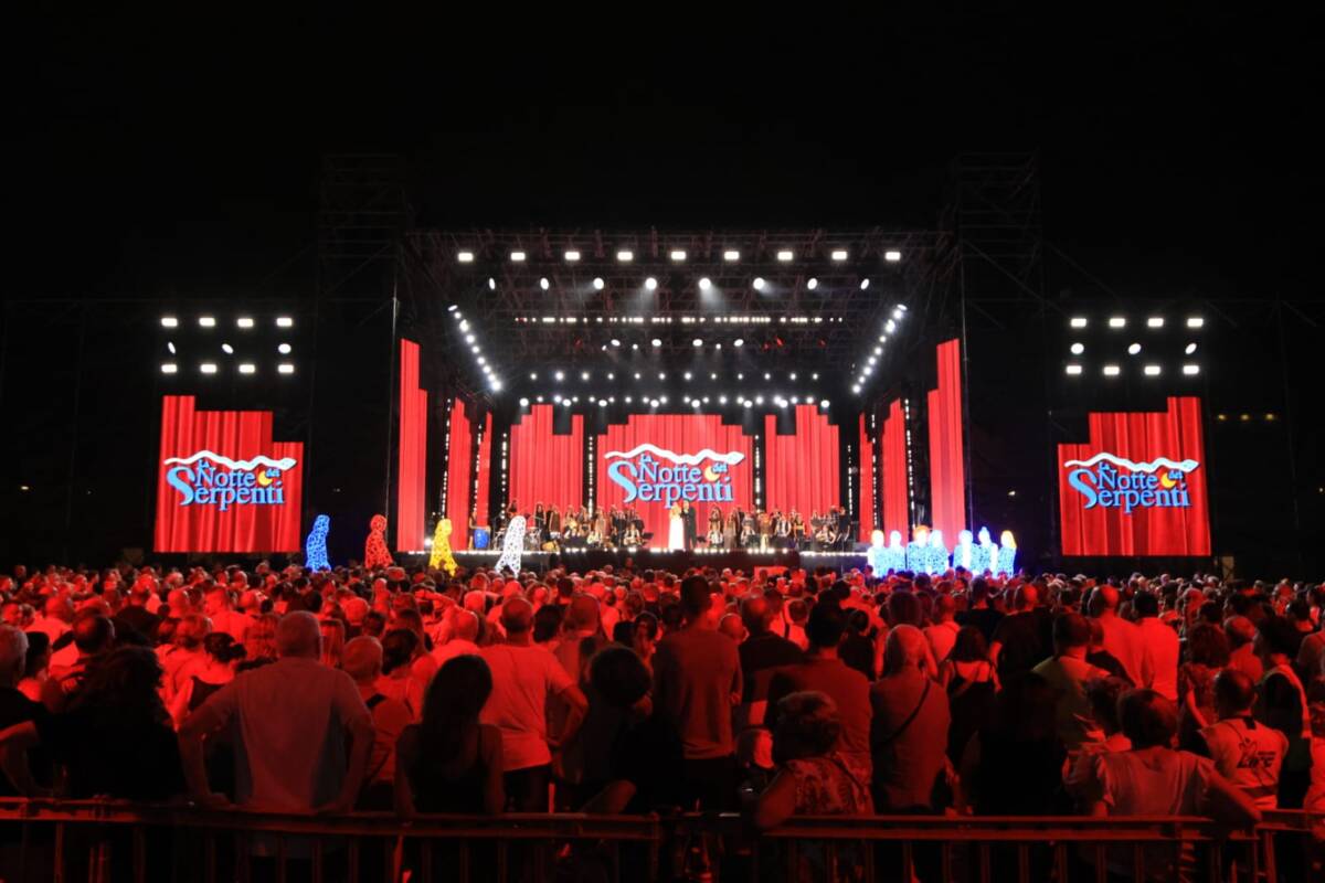 NOTTE DEI SERPENTI, IN 20MILA ALLO STADIO DEL MARE, <BR>MELOZZI, “L’ABRUZZO HA TANTO DA RACCONTARE”