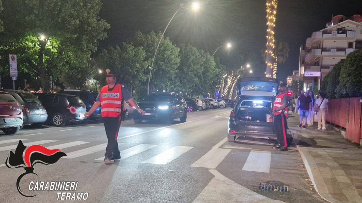 COSTA TERAMANA: CONTROLLI A TAPPETO CARABINIERI, UN ARRESTO PER FURTO AGGRAVATO