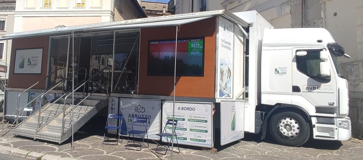 AMBULATORI MOBILI NEL TERAMANO: ECCO LA NUOVA FASE DEL PROGRAMMA. SONO 15 I COMUNI SERVITI