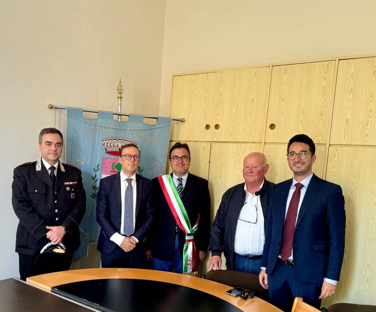 IL PREFETTO DELL’AQUILA DI VINCENZO IN VISITA ISTITUZIONALE AD ACCIANO