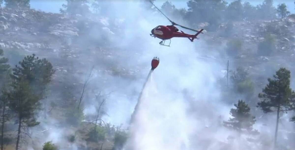 INCENDIO SUL MONTE URANO, FIAMME NON ANCORA DOMATE, INDAGINI SU ORIGINE DOLOSA