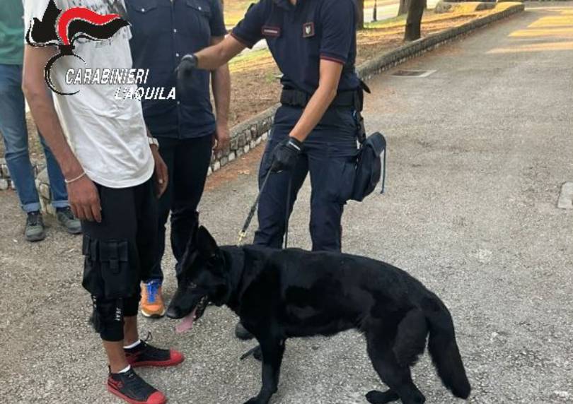 L’AQUILA: BLITZ IN CENTRO E AL PARCO DEL CASTELLO, DUE MINORENNI ARRESTATI PER SPACCIO