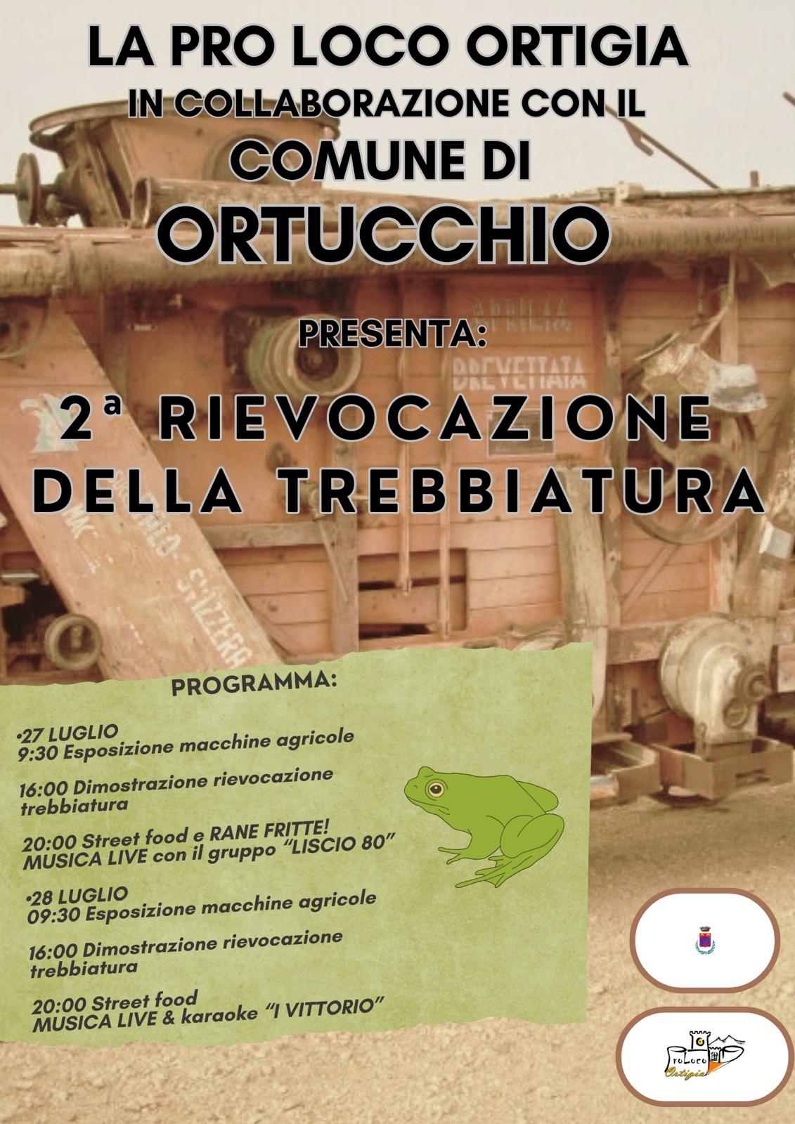 ORTUCCHIO: FESTA DELLA TREBBIATURA 27 E 28 LUGLIO