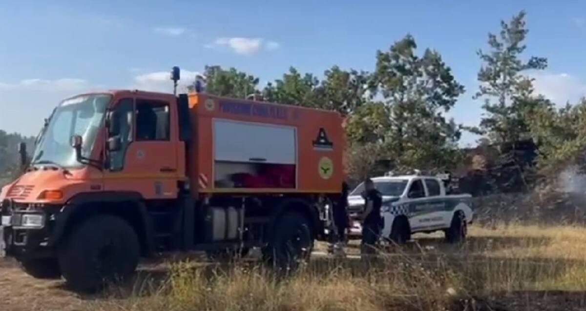 CABBIA DI MONTEREALE: INCENDIO BOSCHIVO SOTTO CONTROLLO